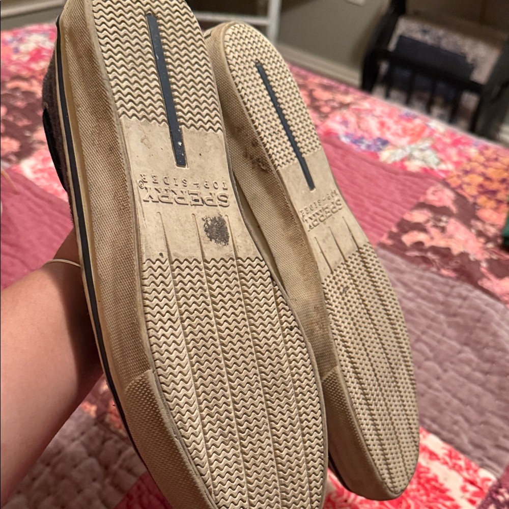 Sperry Men's Charcoal Boat Shoes - Picture 2 of 3